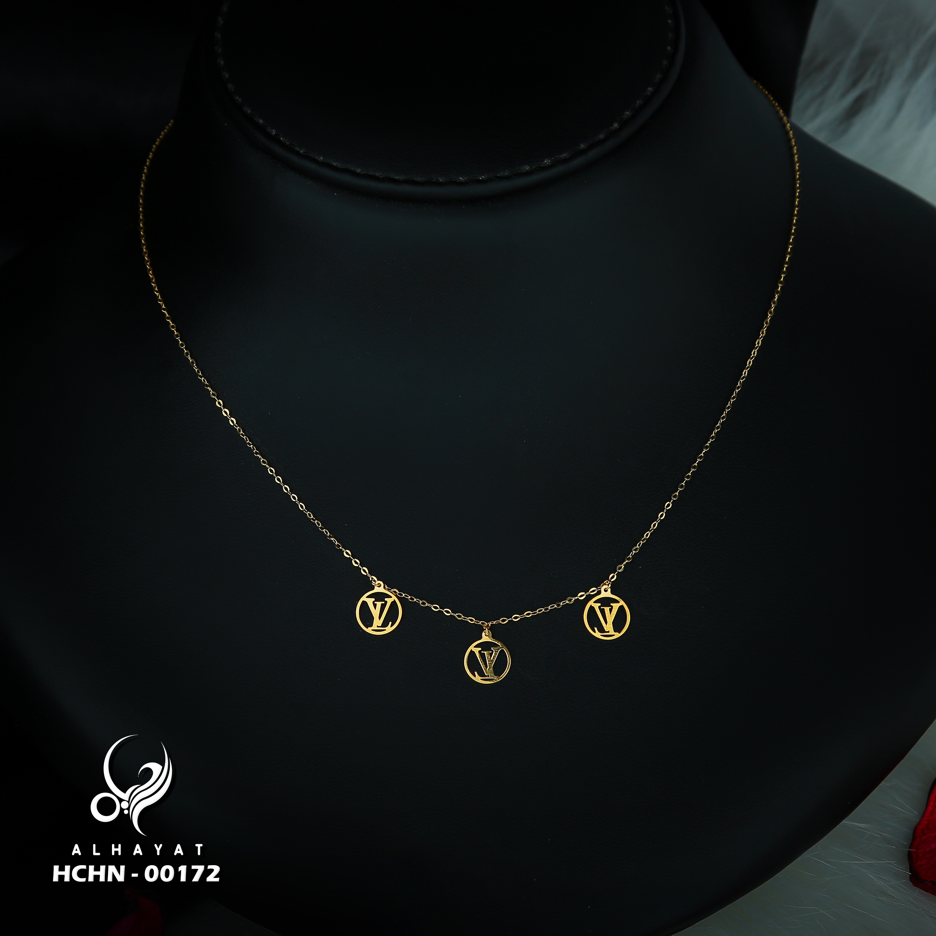 21 karat gold choker, made in Turkey - (H-0737)